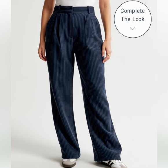 NWT Curve Love A&F Sloane Tailored Pant - Picture 5 of 13